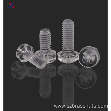 Acrylic Screw transparent plastic screw